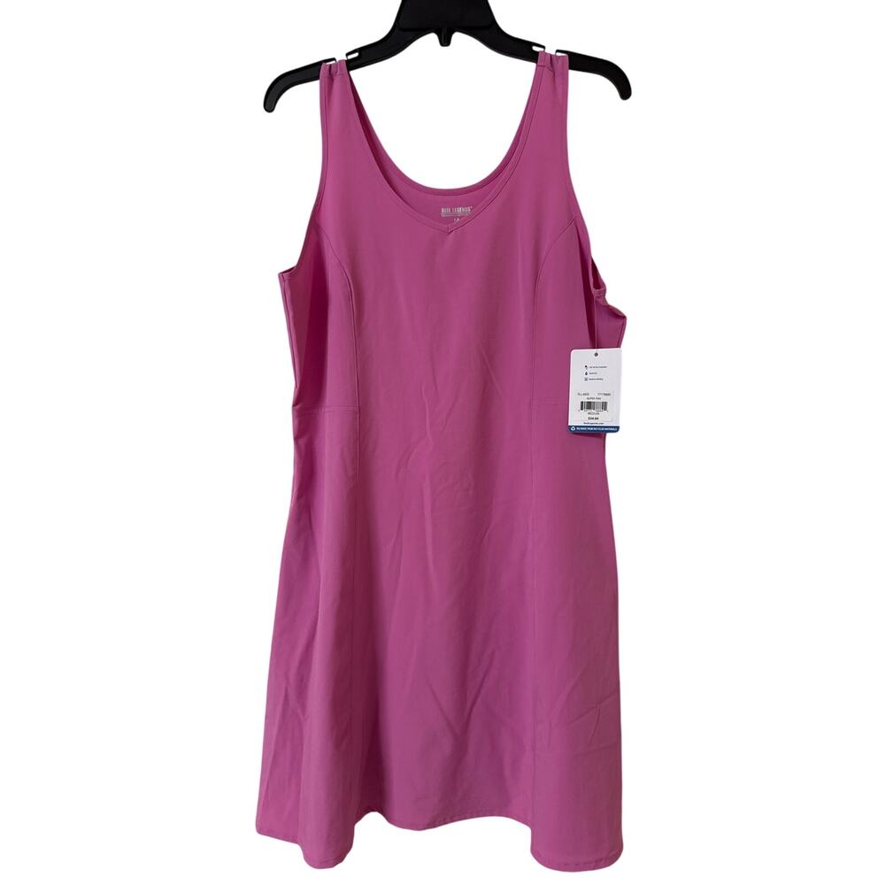 Reel Legends Pink Medium Sleeveless Dress Pockets UPS 50 Quick Dry Moisture Wick